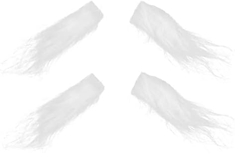 2-Pack Self-Adhesive Santa Fake Eyebrows Festive Cosplay and Party Accessories