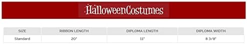 Fun Costumes Fake Diploma Halloween Graduation Cosplay Paper Costume