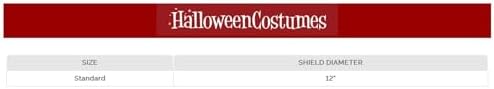 Captain America 12 Shield Kids Halloween Costume Accessory