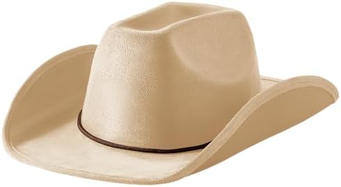 Beige Cowboy Hat for Halloween Cosplay