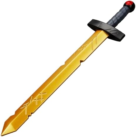 Golden Battle Sword Costume Prop for Fantasy Fans