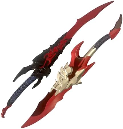 LALAPORT 2-Piece Set Medieval Fantasy Kamish Wrath Foam Dagger