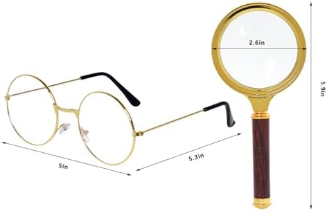 HOVEOX Detective Costume Accessories Set Cool Detective Props for Role-Playing