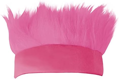 Beistle Pink Hairy Headband For Breast Cancer Awareness