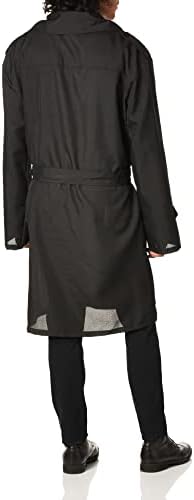Secret Agent Spy Trench Coat Black
