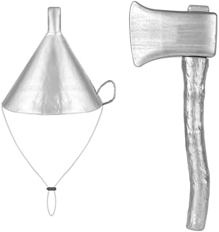 ZIZWO Silver Axe Funnel Hat Set