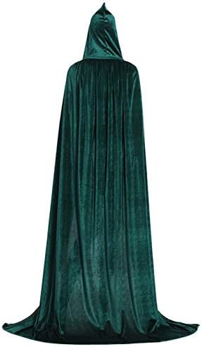 Stylish Halloween Robe Unisex Soft Velvet Full Long Kapes