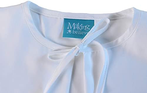 Make-Believe White Square Pilgrim Collar