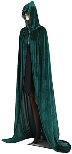 Stylish Halloween Robe Unisex Soft Velvet Full Long Kapes