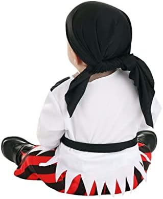 Baby Pirate Captain Jumpsuit - Mini Buccaneer Costume for Infants