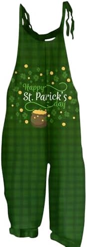 St Patricks Day Bib Overalls Women Fun and Festive