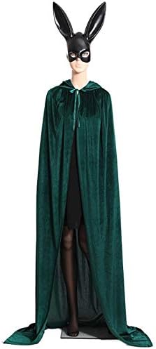 Stylish Halloween Robe Unisex Soft Velvet Full Long Kapes