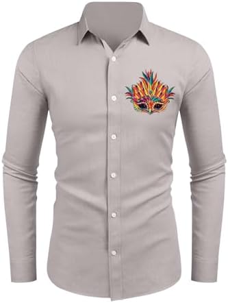 Experience Mardi Gras with Mens Casual Shirts