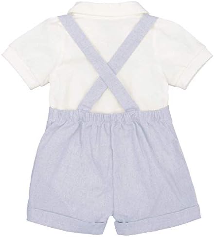 imekis baby boy Baptism Christening Tuxedo Romper Suit