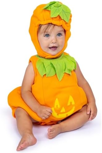 Adorable Jack-O-Lantern Halloween Costume for Toddlers