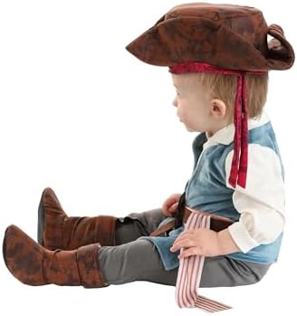 Fun Costumes Pirate Onesie Infant Jack Sparrow costume for Babies