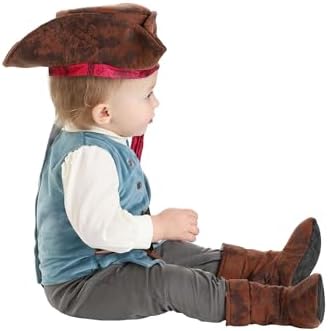 Fun Costumes Pirate Onesie Infant Jack Sparrow costume for Babies
