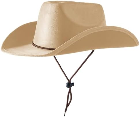 Beige Cowboy Hat for Halloween Cosplay