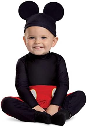 Disguise Baby Boys Halloween Mickey Mouse Onesie Ears Costume