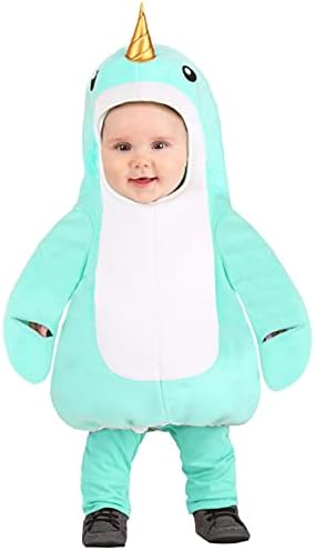 Blush Blue Narwhal Baby Costume