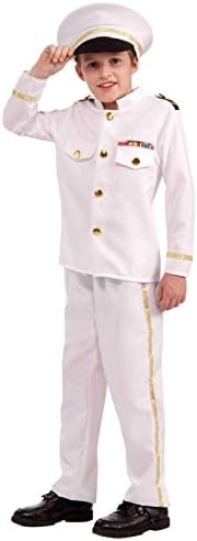 Perfect Navy Admiral Costume Perfect For Boys Medium US