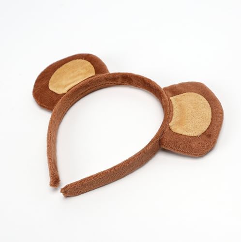 Fun Monkey Ears Tail Costume Set - Perfect for Halloween More