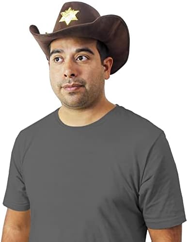 Juvale Cowboy Sheriffs Hat - Fun Party Outfit Costume