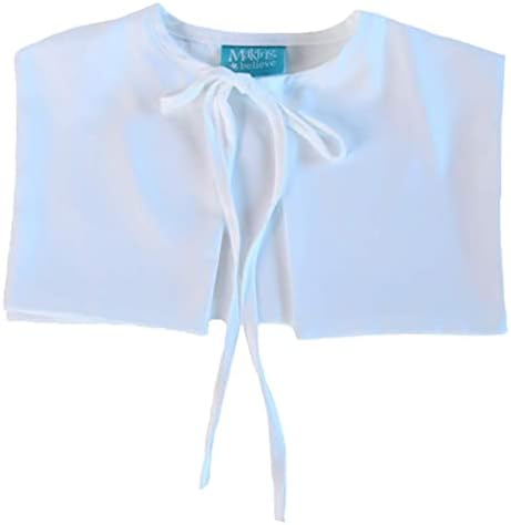 Make-Believe White Square Pilgrim Collar