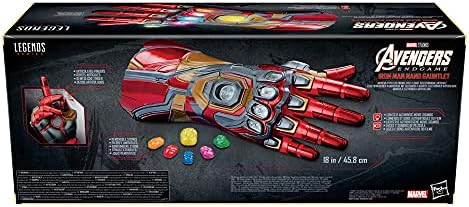 Iron Man Gauntlet Infinity Stones with Glowing Stones