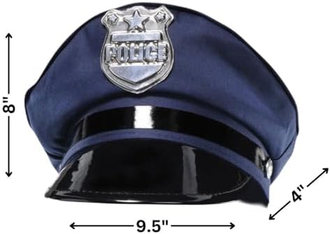 AMSCALL Original Bold Navy Blue Police Hat
