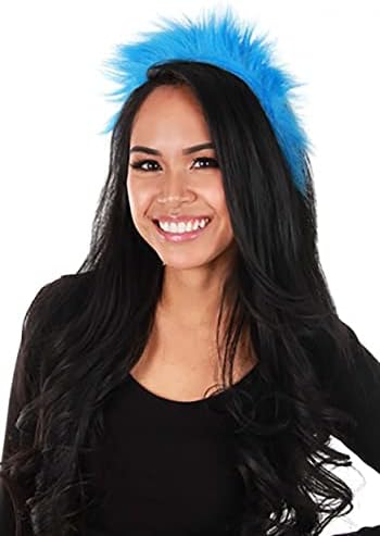 officialy licensed Dr Seuss Thing 1 2 Blue Fuzzy Costume Headband