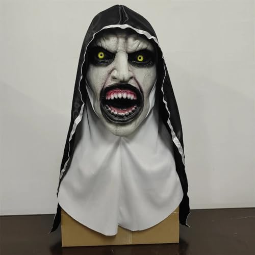 Scary Halloween Nun Mask
