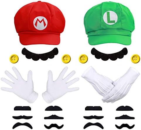 Humairc Super Bros Halloween Costumes Accessories Set