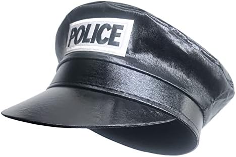 Dzrige Leather Police Hat Cop Hat