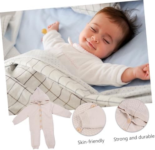 Bamboo Rabbit Wool Knitted Romper for Baby - Lightweight Multi-Purpose