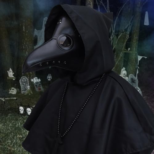 8-in-1 Plague Doctor Costume Set for Halloween Cosplay
