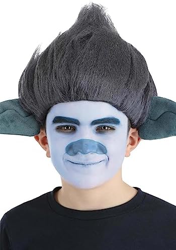 Trolls Branch Costume Makeup Kit for Kids Blue
