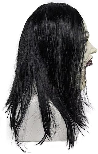 Horror Mask Womens Latex Cepyotic Demon Wigs