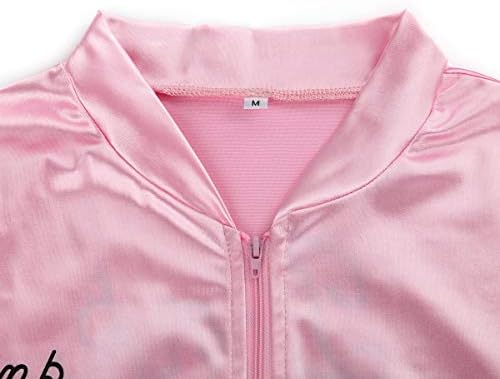 CISSTEC 1950s Pink Satin Jacket