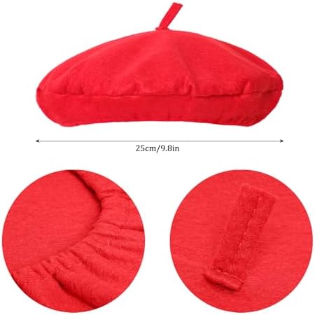 French Red Beret Set for Halloween