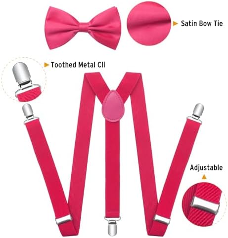 Stylish Suspenders Bow Ties Set for Boys Girls
