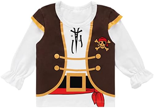Aculate Toddler Pirate Costume Set for Boys Halloween More