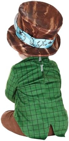 Deluxe infant boys Mad Hatter costume for Halloween adventures in Wonderland