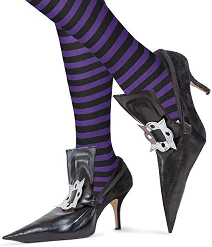 Skeleteen Witch Costume Shoe Covers - Pointy Faux Leather