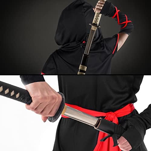 Jiuguva 9-Piece Ninja Costume Set for Women - Halloween More