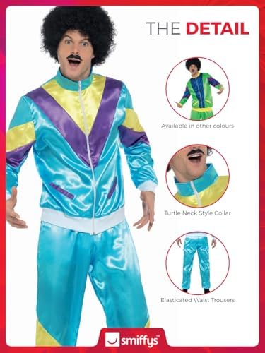 80s Shell Suit Costume Large