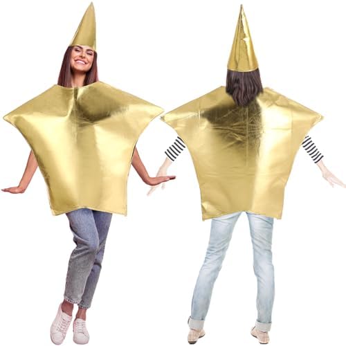 Jenaai Gold Star Nativity Costume for Women Adults
