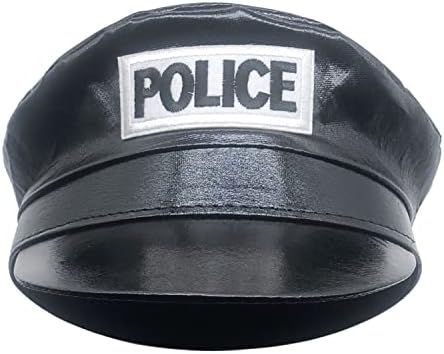 Dzrige Leather Police Hat Cop Hat