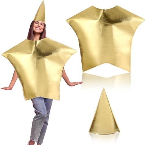 Jenaai Gold Star Nativity Costume for Women Adults