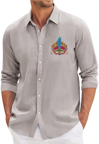 Experience Mardi Gras with Mens Casual Shirts
